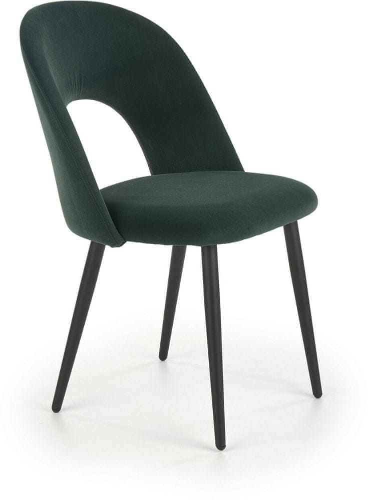 Halmar Jedálenská stolička K384, zelená
